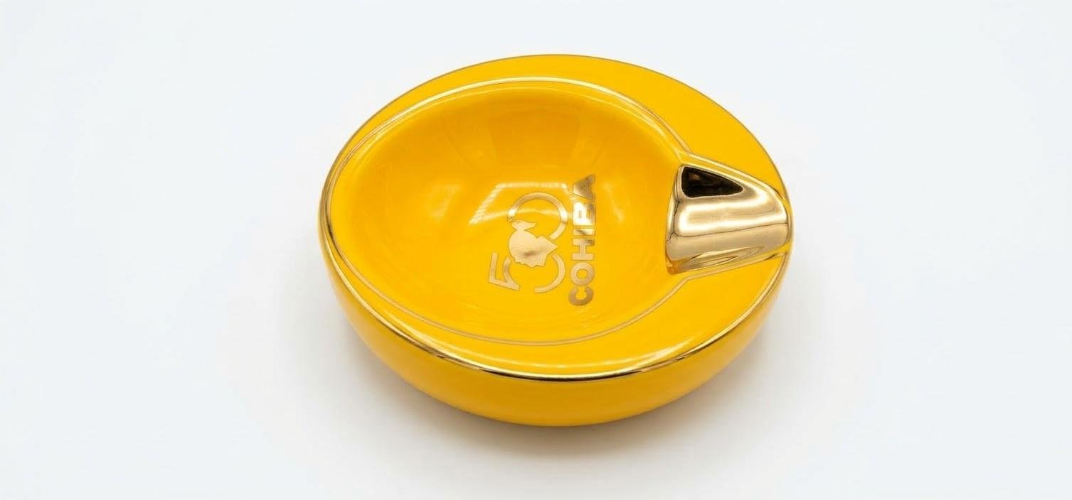 Cohiba 50th Anniversary Oval Ceramic Single-Cigar Ashtray