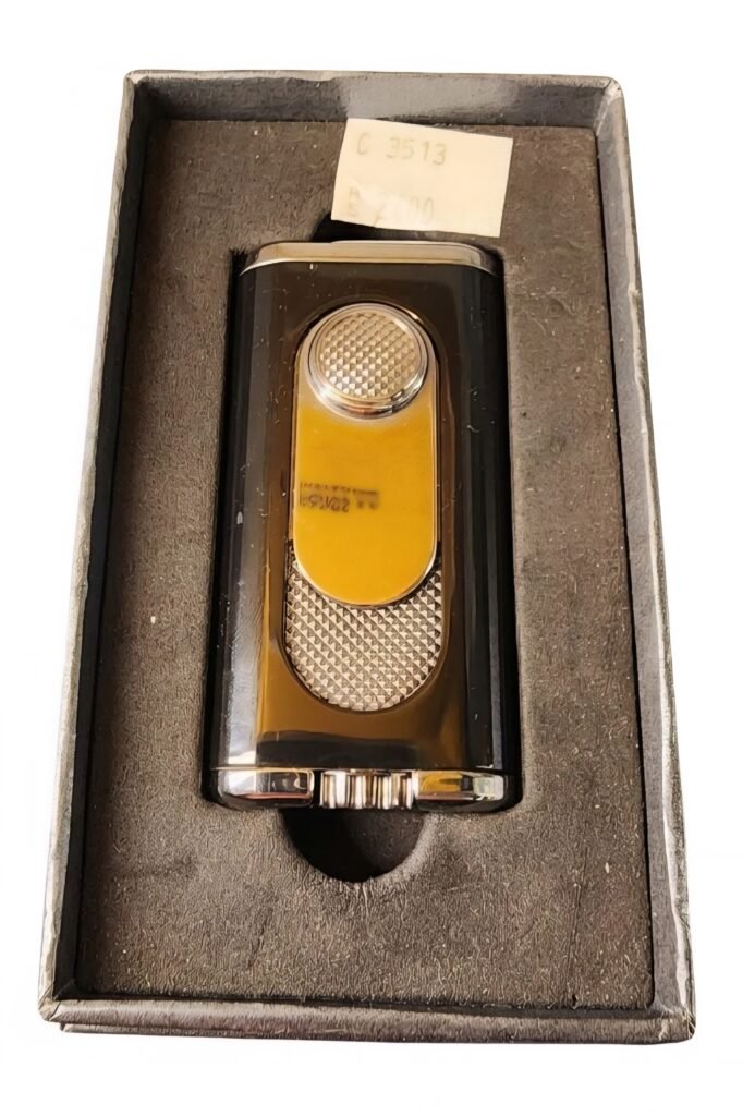 Xikar Forte Single Jet Torch Lighter (High-Gloss Black & Chrome)